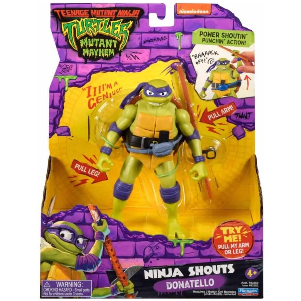 teenage Mutant Ninja Turtles Mutant Mayhem Ninja Shouts – donatello Action Figure 15cm
