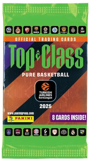 Panini Euroleague Top Class: Display of 24 Packs (8 cards per pack) - Image 1