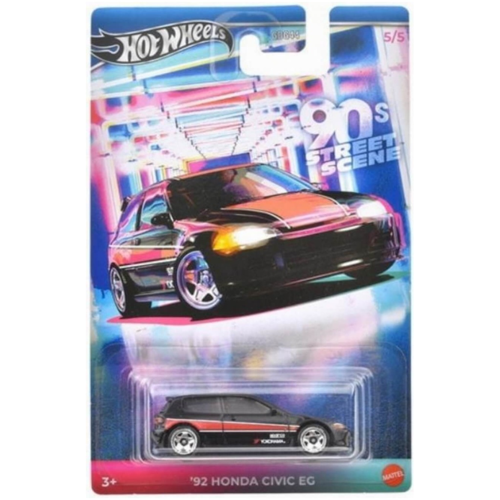    hot wheels  s street scene  honda civic eg jcb x
