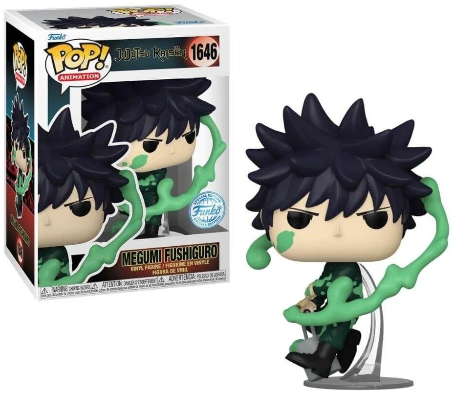 349698-0-0000-figoura-funko-pop-jujutsu-kaisen-megumi-fushiguro-1646-exclusive Funko POP! Jujutsu Kaisen - Megumi Fushiguro #1646 special edition - Image 1