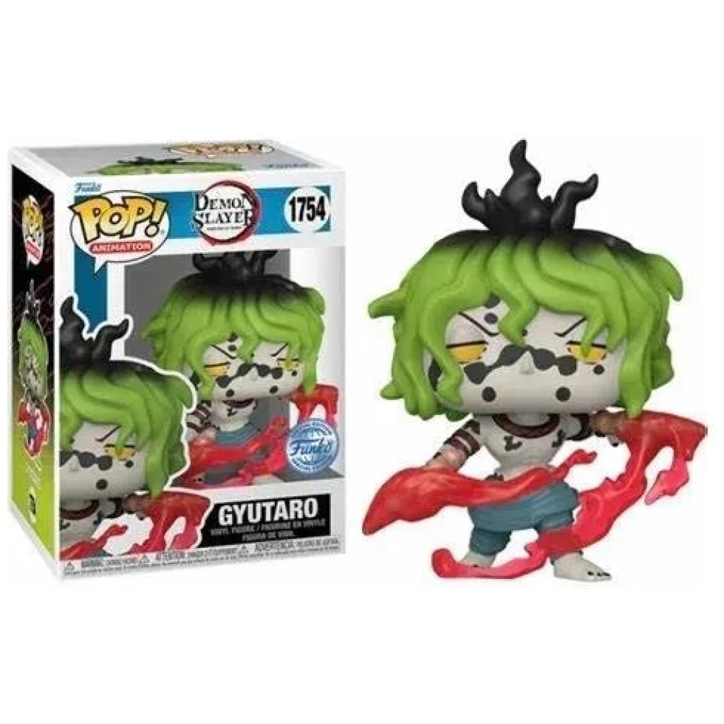    figoura funko pop demon slayer kimetsu no yaiba gyutaro blood attack  exclusive x
