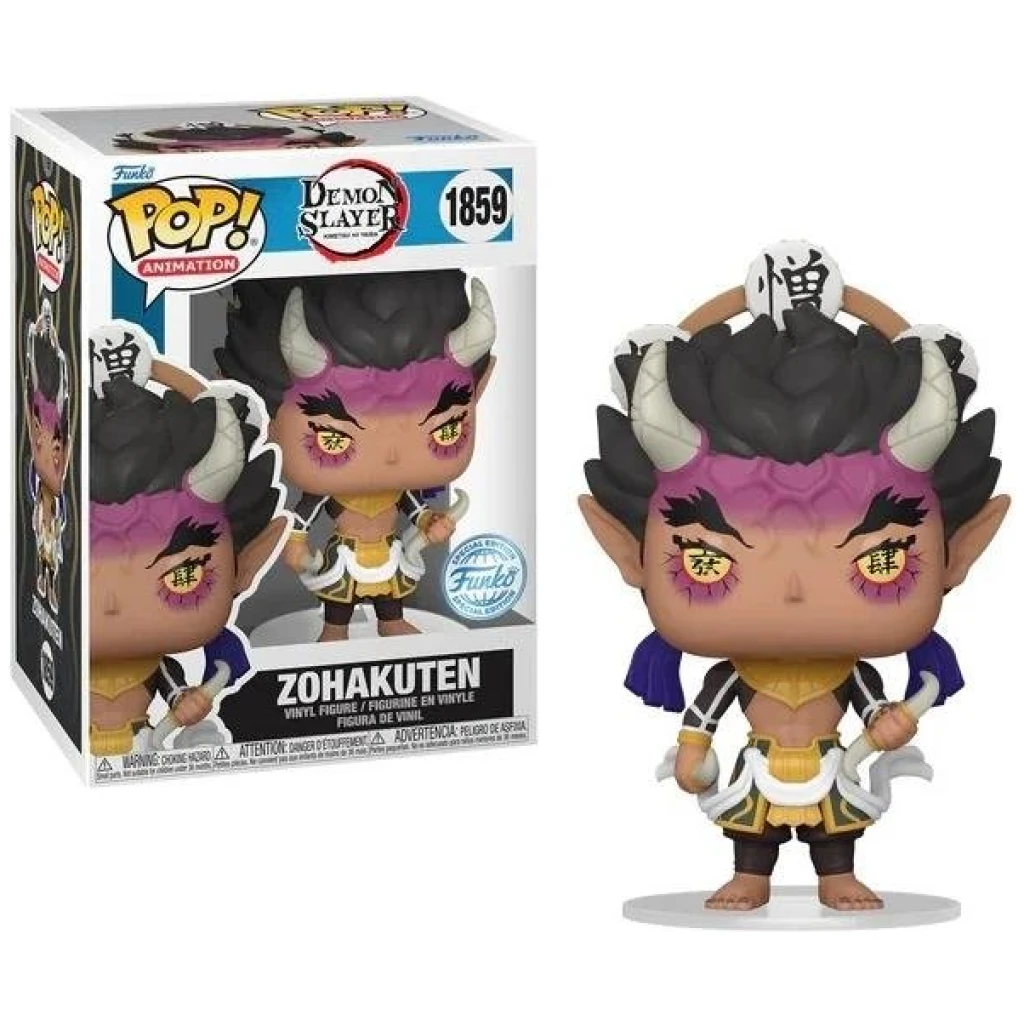    figoura funko pop demon slayer kimetsu no yaiba zohakuten  exclusive x