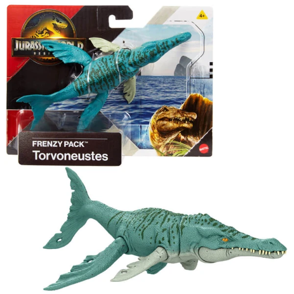 Mattel Jurassic World Rebirth: Frenzy Pack - Torvoneustes Figure