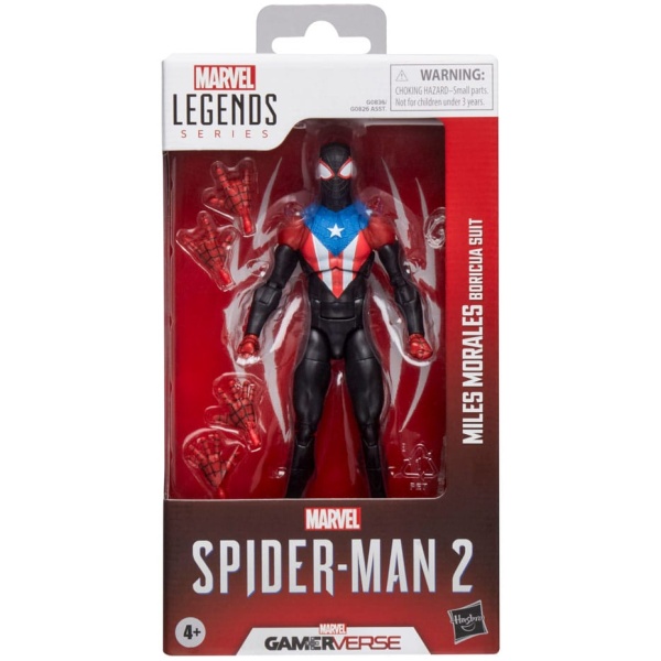 Spider-Man 2 Marvel Legends Gamerverse Action Figure Miles Morales (Boricua Suit) 15cm