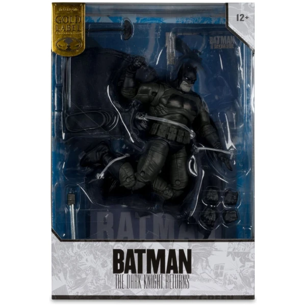 DC Multiverse McFarlane Cover Recreations Action Figure Batman (Batman: The Dark Knight Returns #1) (Gold Label) 18cm
