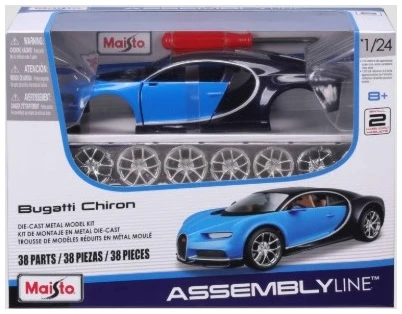 bugatti maisto assembly line - bugatti chiron 1/24 - Image 1