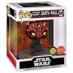 star wars pop deluxe vinyl figure red saber series volume  darth maulgw cm funko x