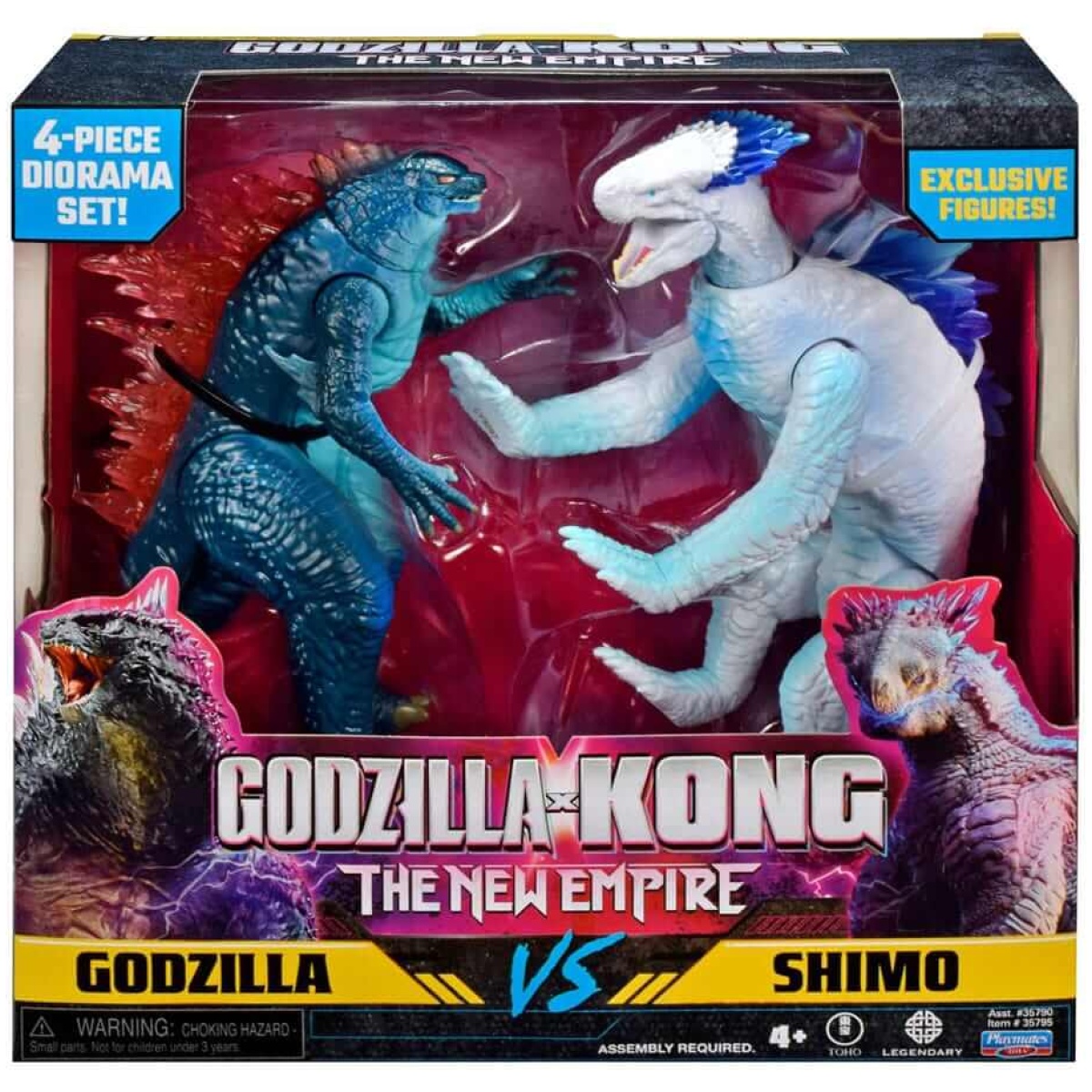 Godzilla x Kong: The New Empire Diorama 2-Pack Godzilla vs Shimo 15cm - Image 1