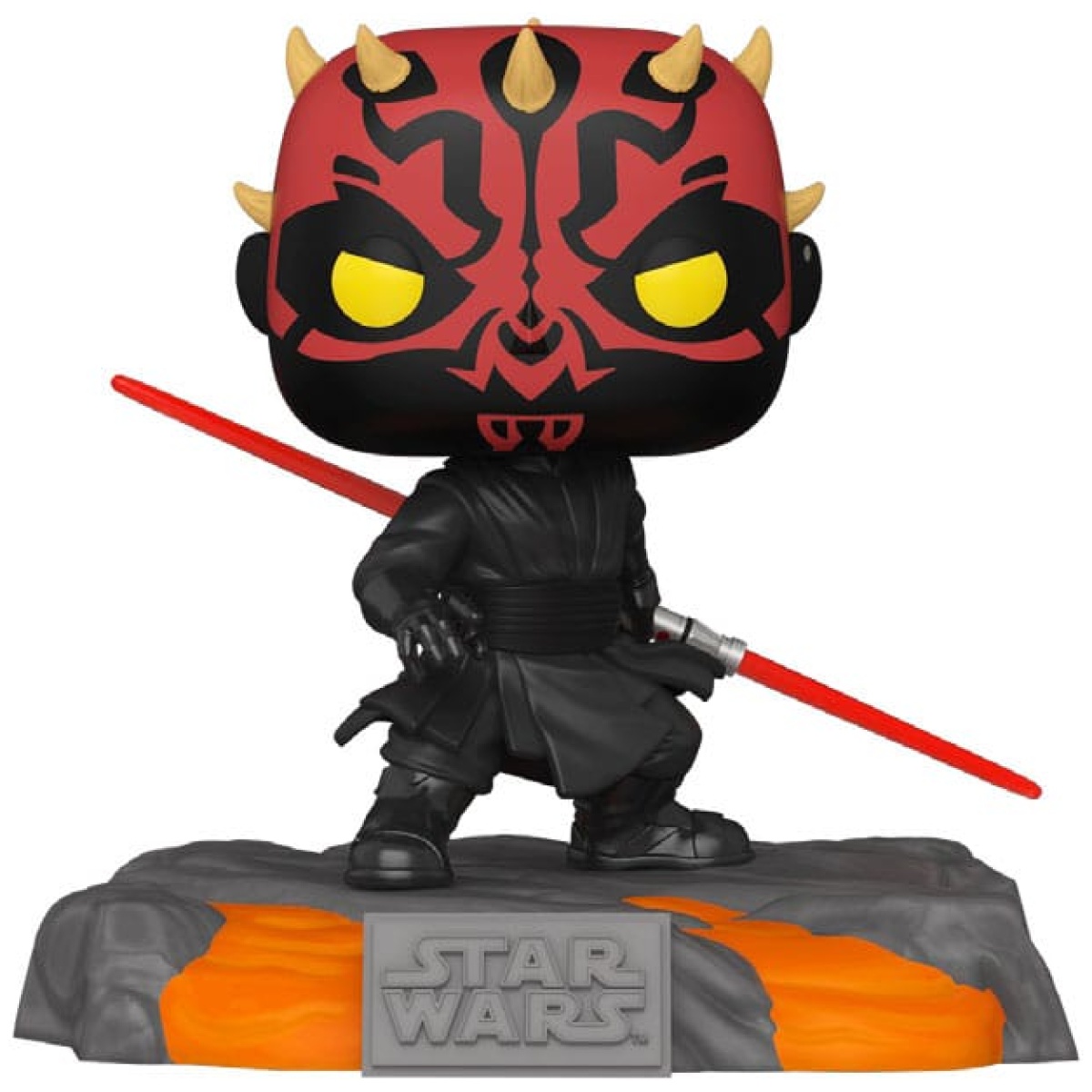 Funko POP! Star Wars: Red Saber Collection - Darth Maul (GITD) #520 gamestop exclusive - Image 2