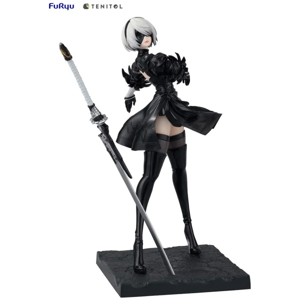 NieR:Automata Tenitol PVC Statue 2B Ver1.1a 22cm