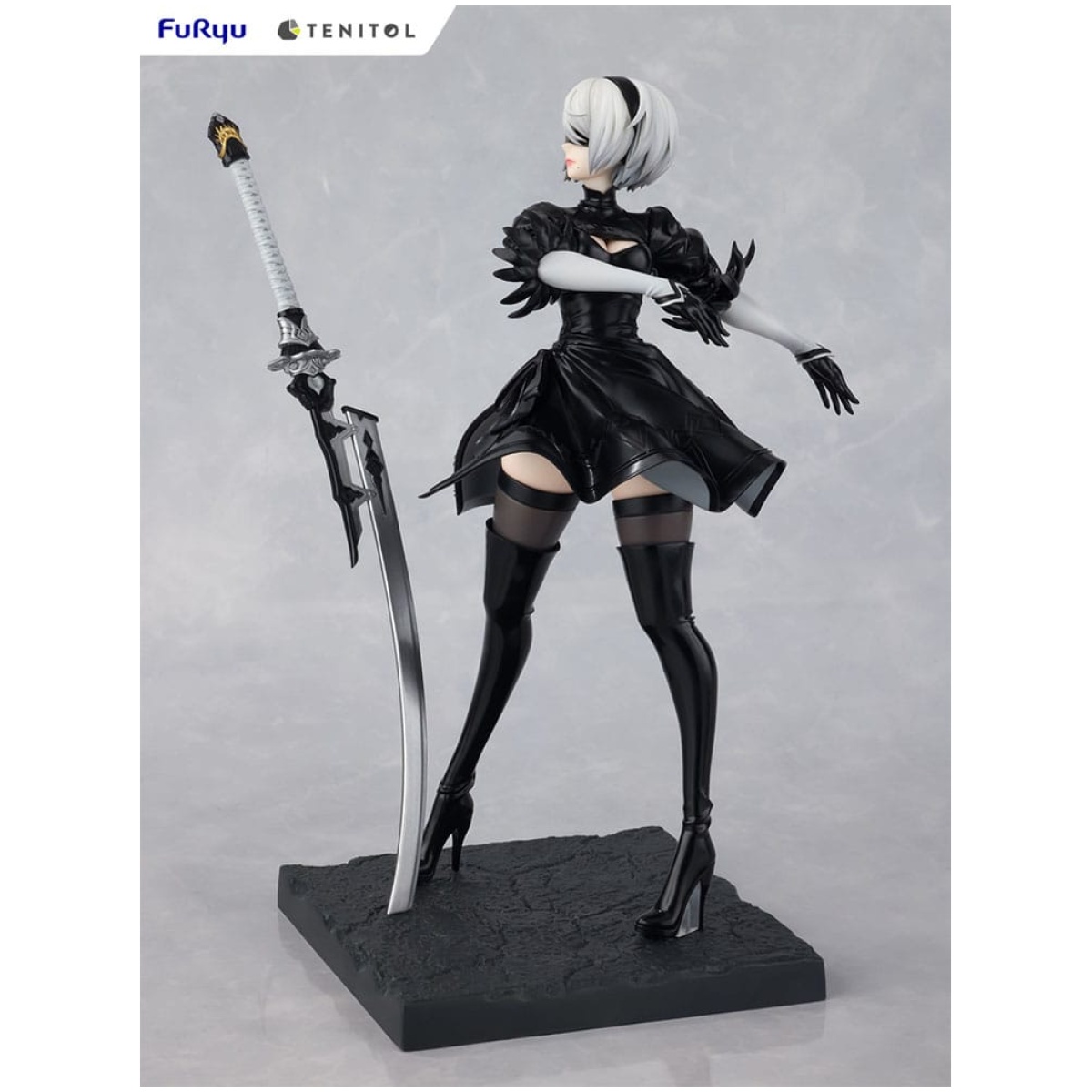 NieR:Automata Tenitol PVC Statue 2B Ver1.1a 22cm - Image 2