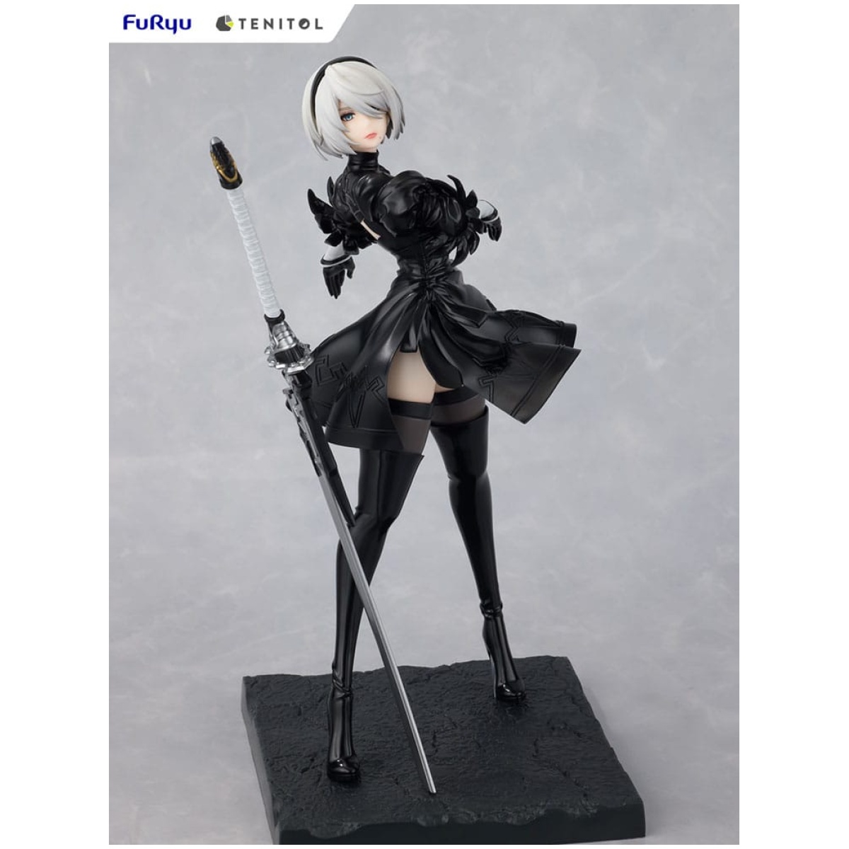 NieR:Automata Tenitol PVC Statue 2B Ver1.1a 22cm - Image 4