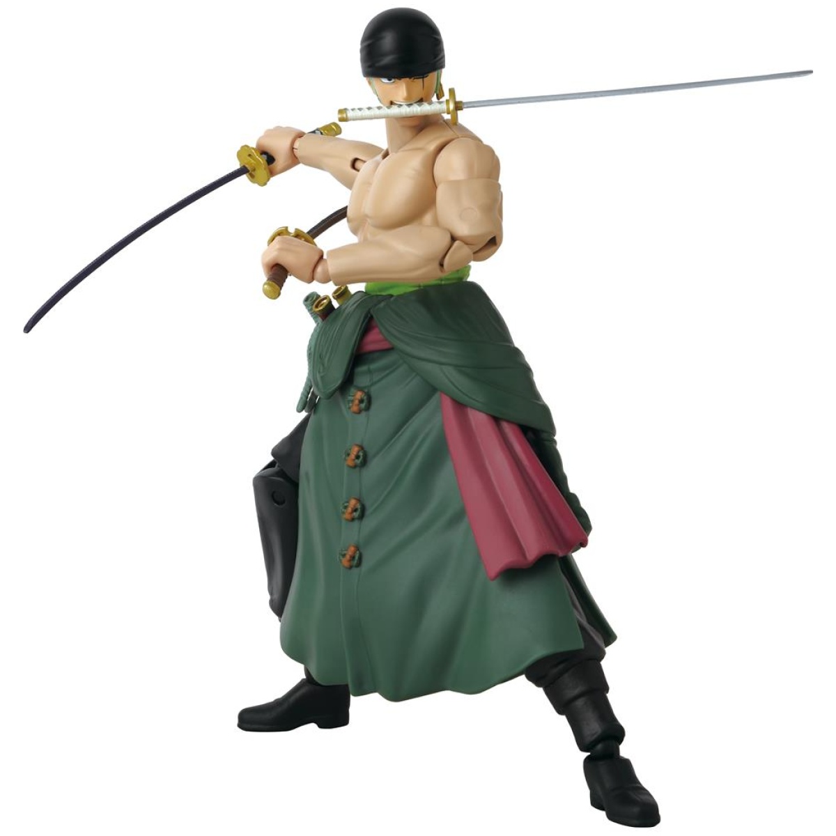 Anime Heroes: One Piece - Roronoa Zoro Three Sword Style Action Figure 17cm - Image 2