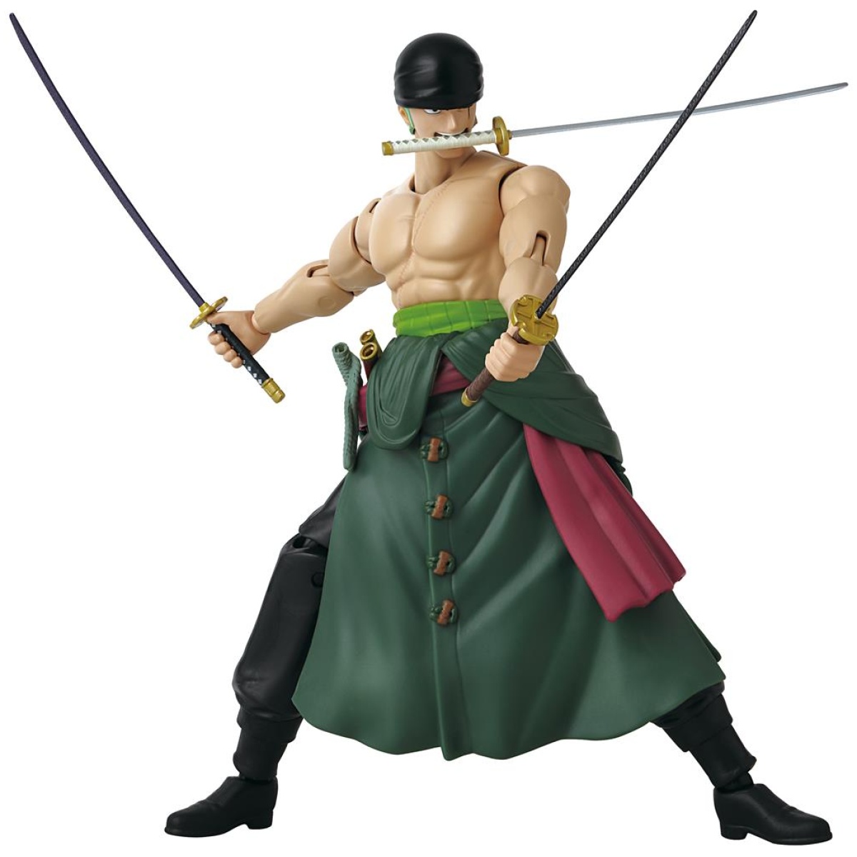 Anime Heroes: One Piece - Roronoa Zoro Three Sword Style Action Figure 17cm - Image 3