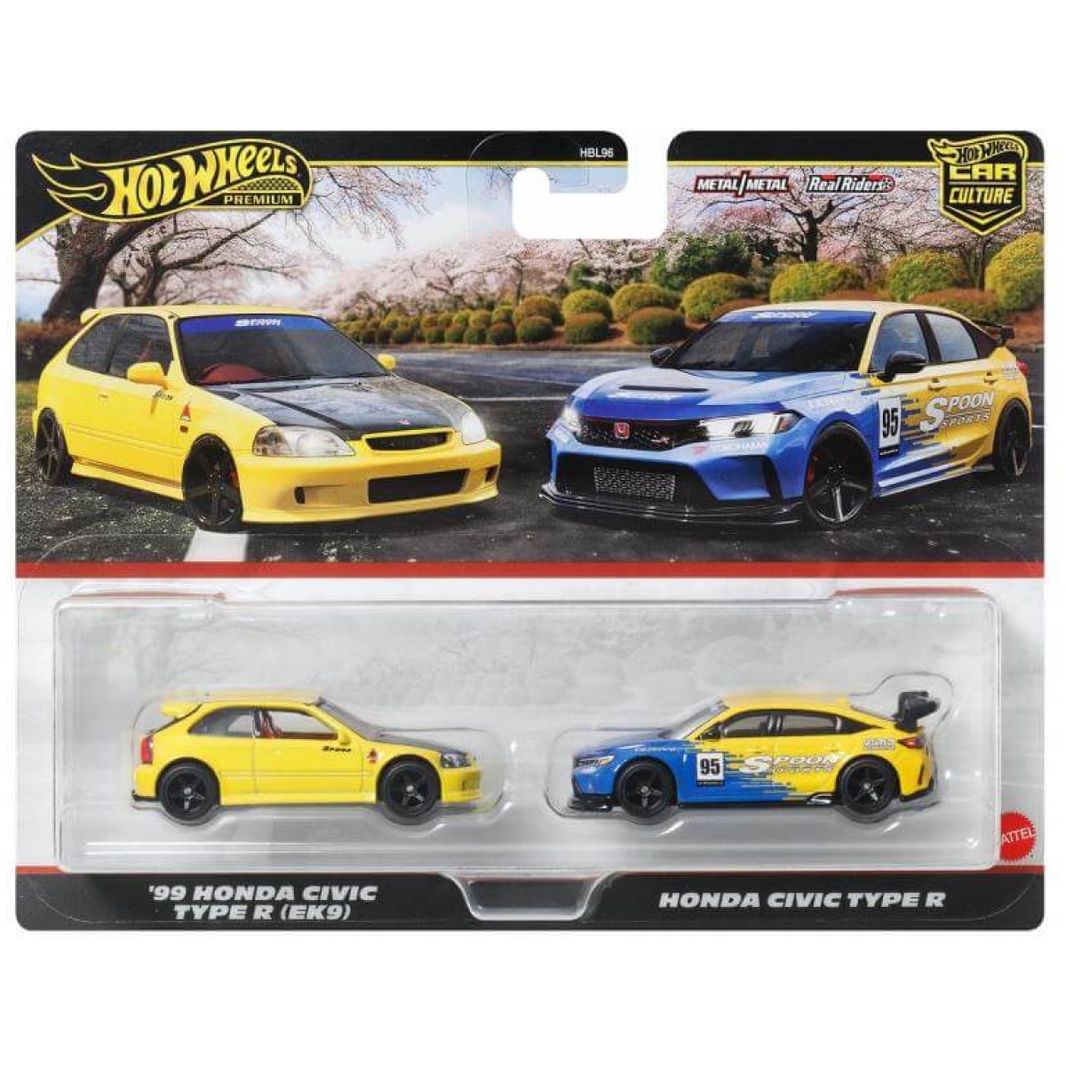 Mattel Hot Wheels®: Premium Car Culture - '99 Honda Civic Type-R (EK9) & Honda Civic Type-R - Image 1