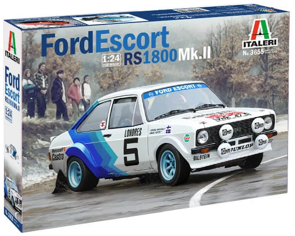 3655_box-3D-LR FORD ESCORT RS1800 Mk.II 1/24 - Image 1