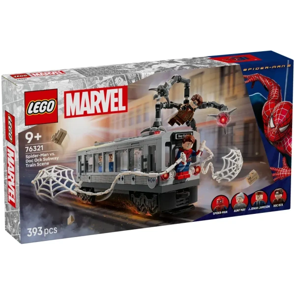 LEGO® Marvel: Spider-Man vs. Doc Ock Subway Train Scene