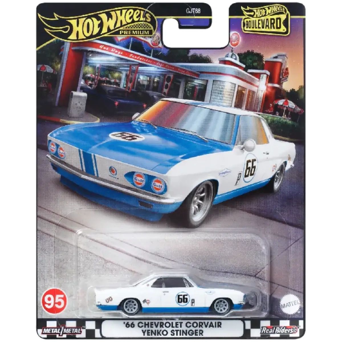 Mattel Hot Wheels Premium: Boulevard - '66 Chevrolet Corvair Yenko Stinger - Image 1