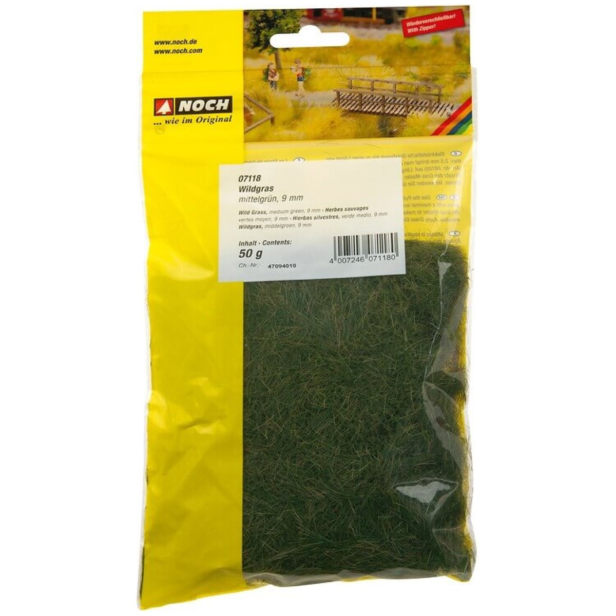Wild Grass medium green 9 mm 50g - Image 1