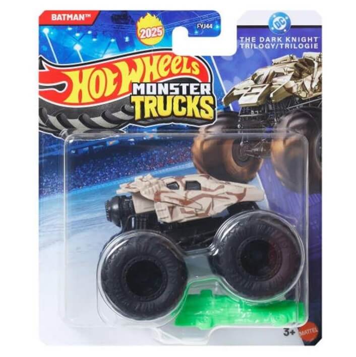 batman Mattel Hot Wheels Monster Trucks DC: The Dark Night Trilogy - Batman 2025 Die-Cast Vehicle - Image 1
