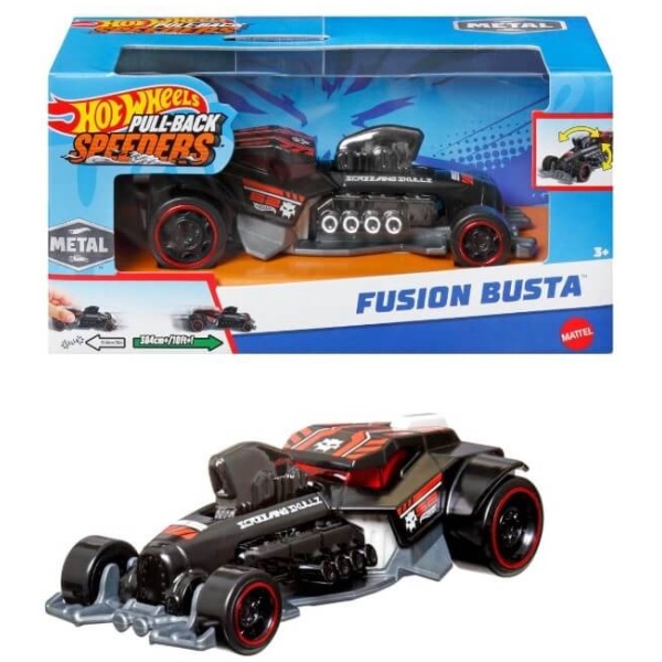 Mattel Hot Wheels: Pull-Back Speeders - Fusion Busta