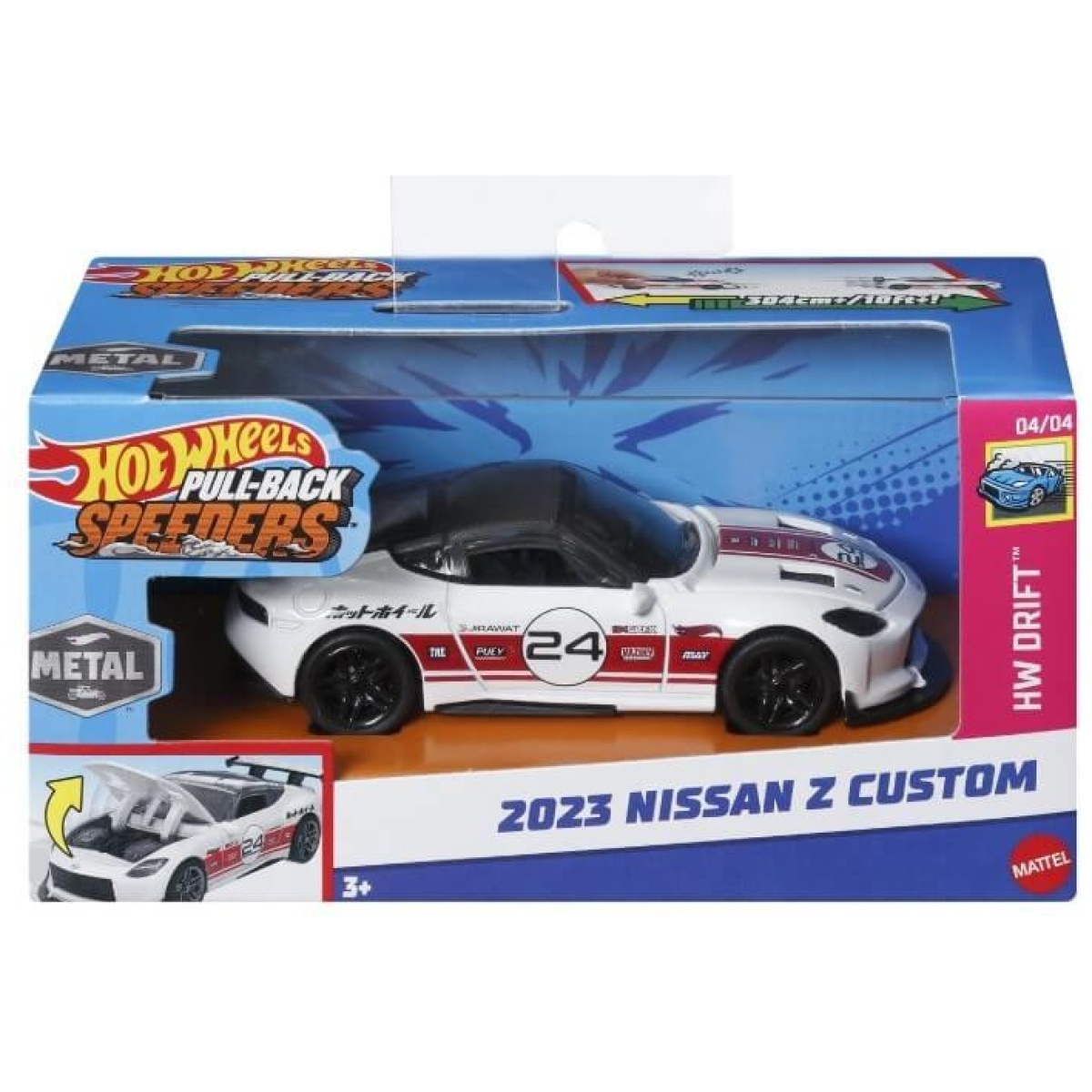 Mattel Hot Wheels: Pull-Back Speeders - 2023 Nissan Z Custom - Image 1