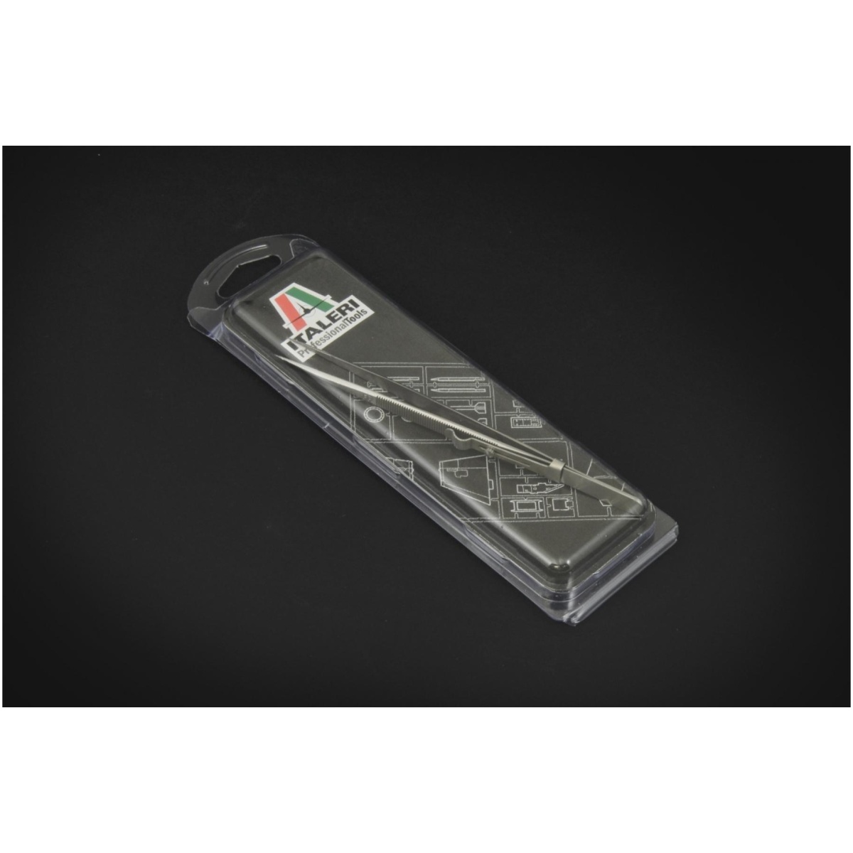 Fine Serrated Locking Tweezers (160 mm) - Image 1
