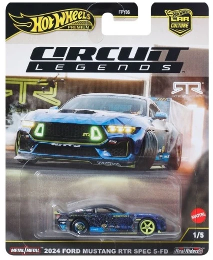 jbk48 Mattel Hot Wheels Premium Car Culture:2024 Ford Mustang RTR Spec 5-FD - Image 1