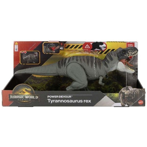 Mattel Jurassic World Rebirth: Tyrannosaurus Rex - Power Devour