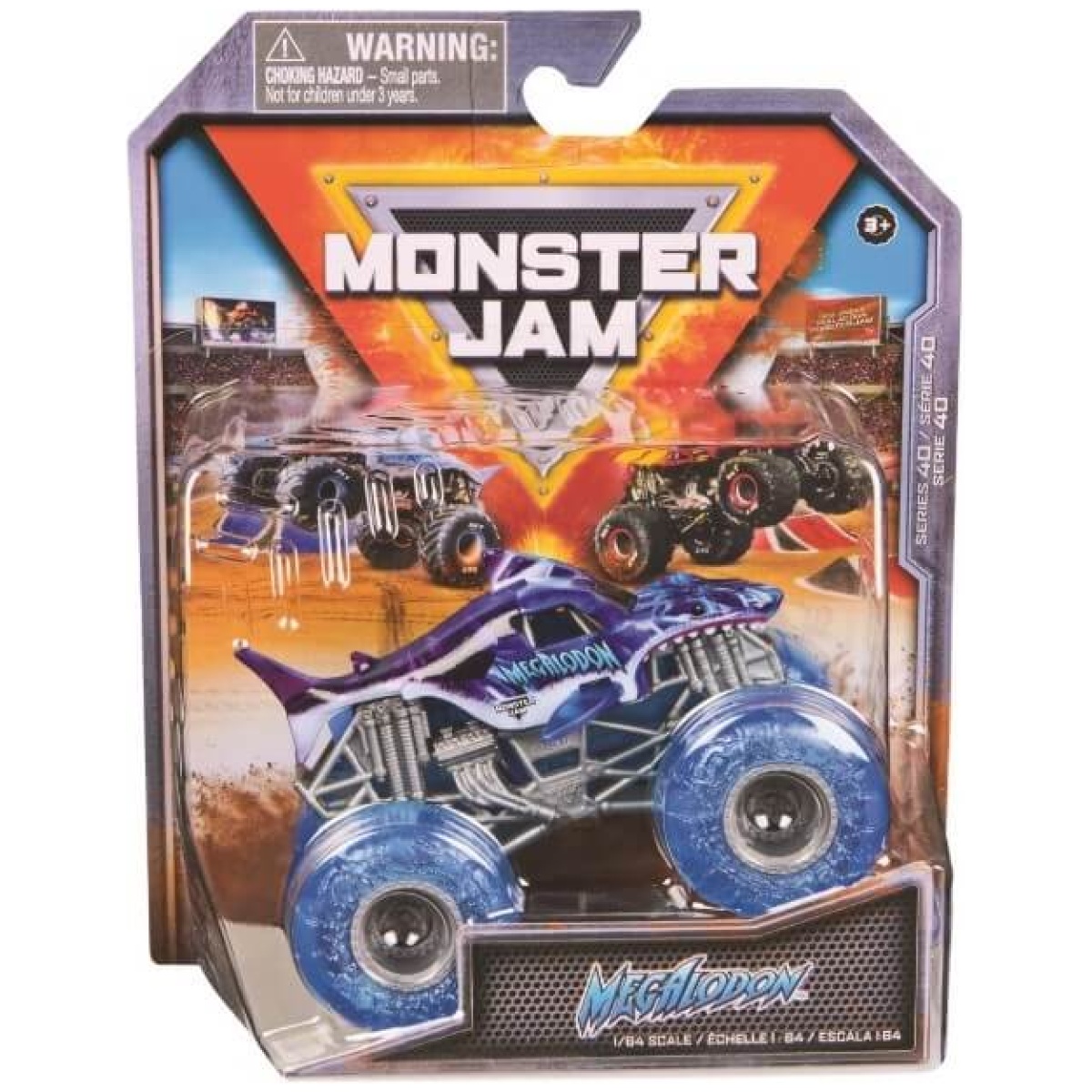 Spin Master Monster Jam Series 40 - Megalodon Vehicle (1:64) - Image 1
