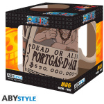 ONE PIECE Mug Ace Wanted Big size 460ml