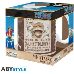 ONE PIECE Mug Big Size Luffy Wanted 460ml