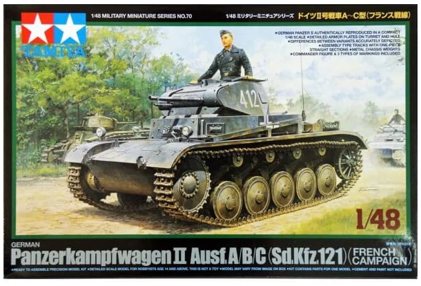 panzer-ii-ausf-a-b-c-sd-kfz-121-french-campaign-1-48 German Panzerkampfwagen II Ausf. A/B/C (Sd.Kfz. 121) (French Campaign) 1/48 - Image 1