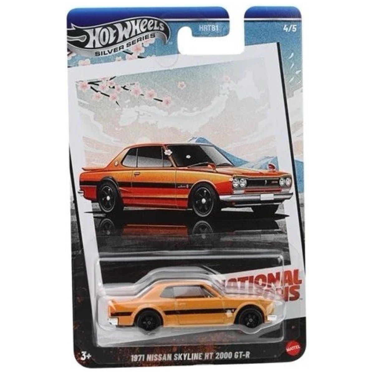 Mattel Hot Wheels Silver Series: National Icons - 1971 Nissan Skyline HT 2000 GT-R - Image 1