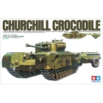British flame-throwing tank Churchill Crocodile or Churchill Mk VII 1/35