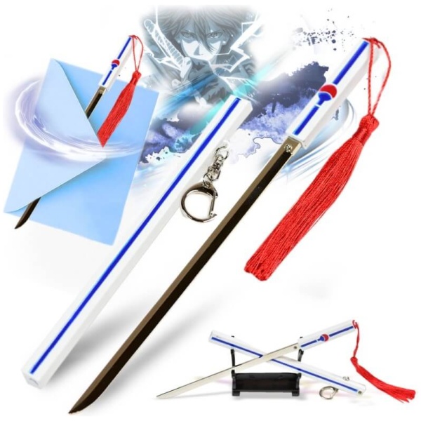 Naruto - Sasuke Uchiha Katana - Letter Opener Version with Stand 23cm