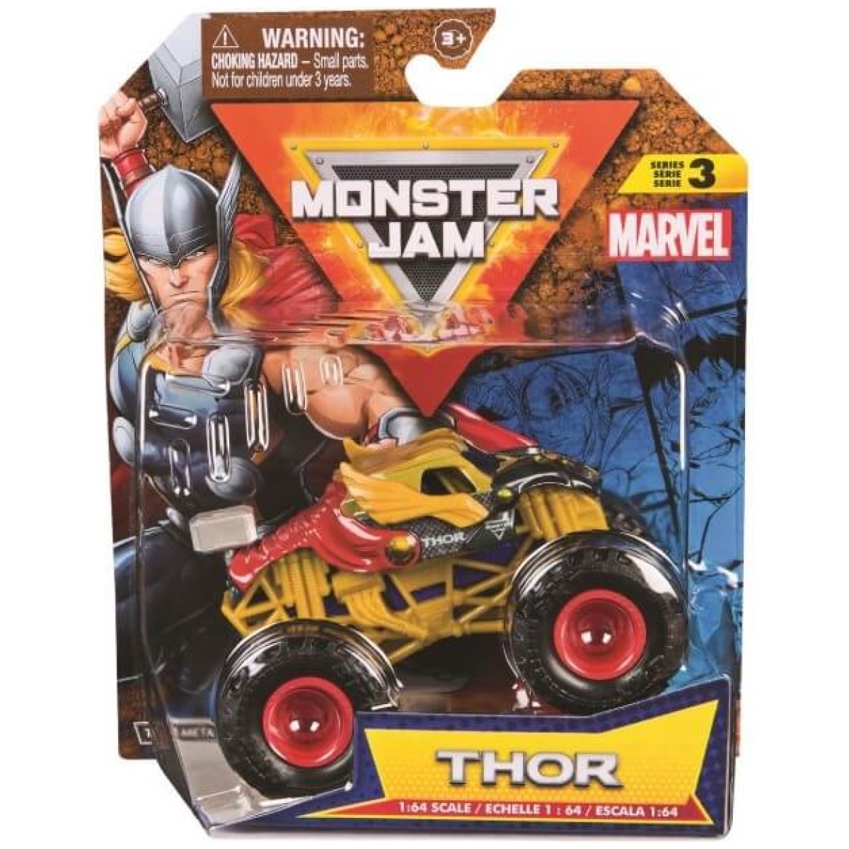 Spin Master Monster Jam: Marvel - Thor 1:64 Vehicle - Image 1