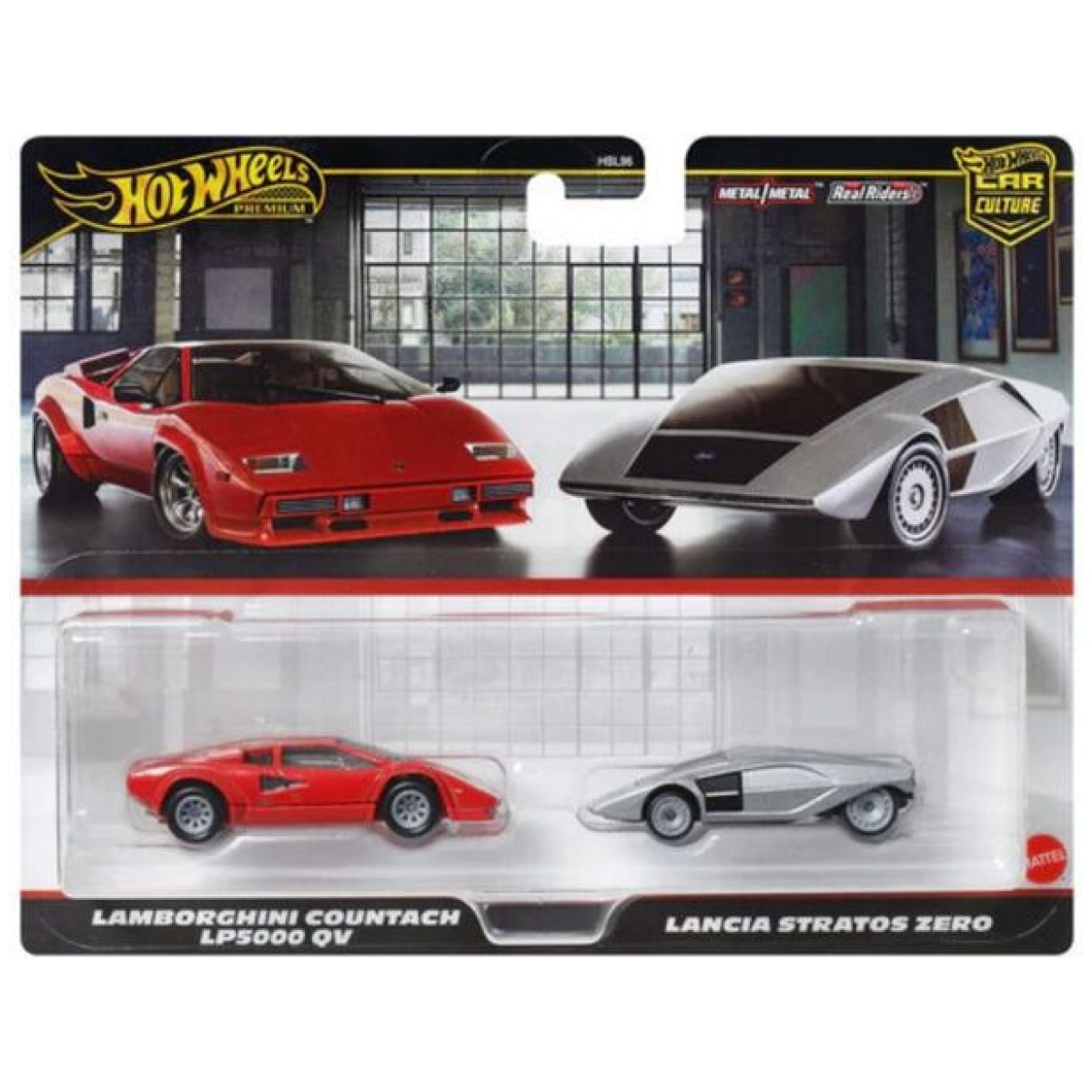 Mattel Hot Wheels®: Premium Car Culture - Lamborghini Countach LP5000 QV & Lancia Stratos Zero - Image 1