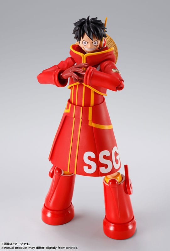 x_btn67355_a One Piece S.H.Figuarts Action Figure Monkey D. Luffy Future Island Egghead 15cm - Image 1