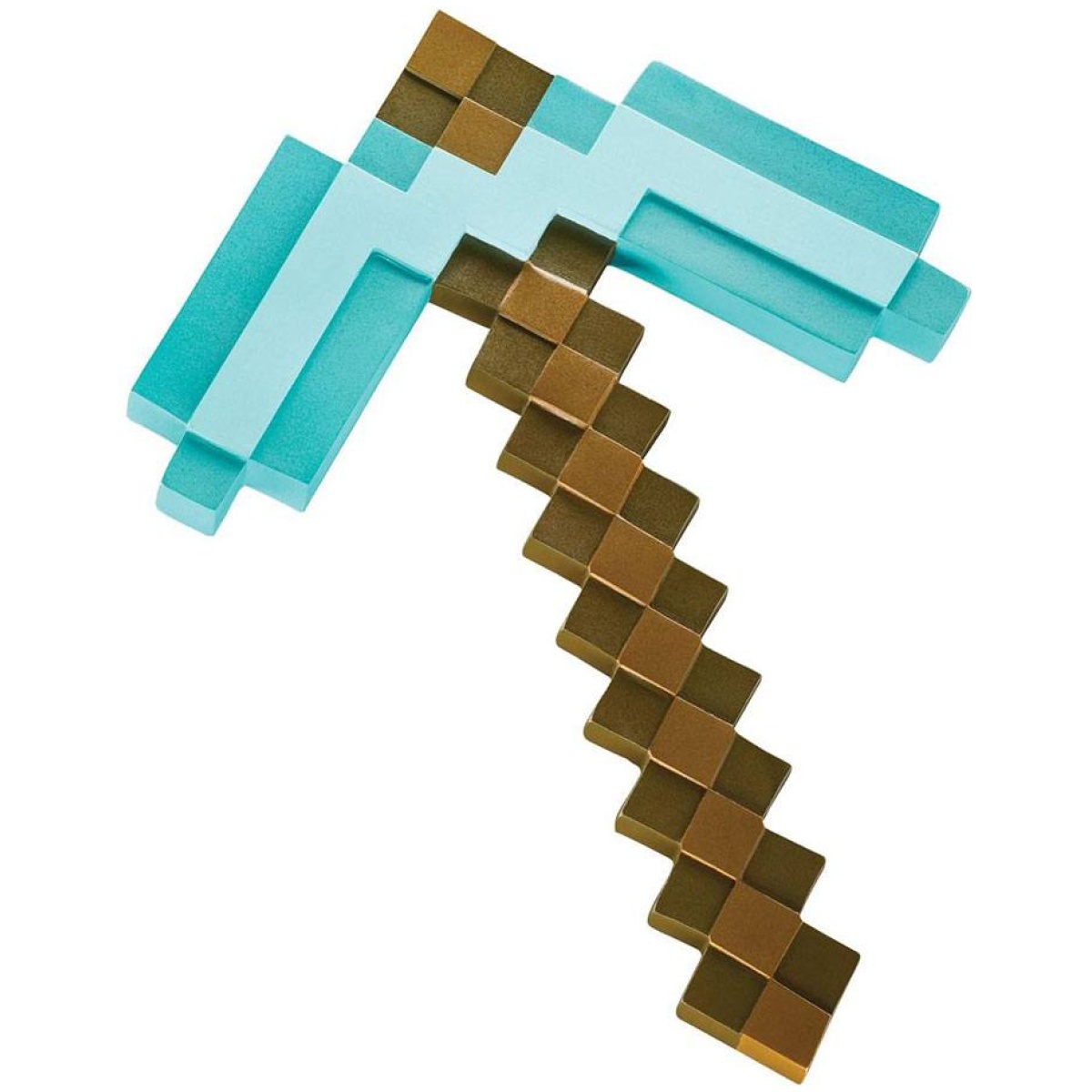 Minecraft Plastic Replica Diamond Pickaxe 40cm - Image 1