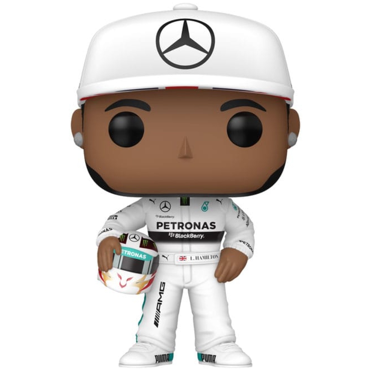 Funko POP! F1 Racing: Mercedes - Lewis Hamilton with Helmet #09 - Image 2