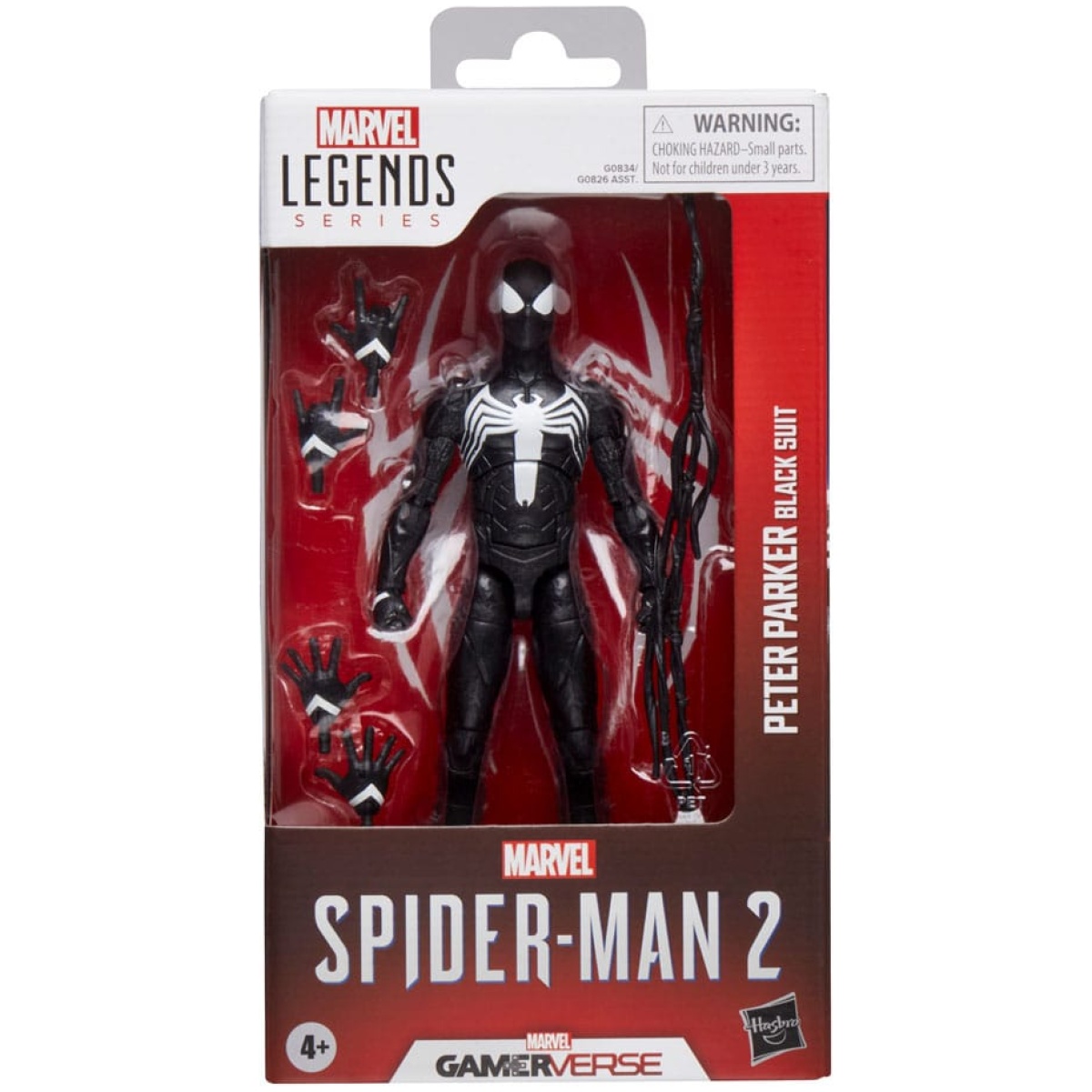 Spider-Man 2 Marvel Legends Gamerverse Action Figure Peter Parker (Black Suit) 15cm - Image 1