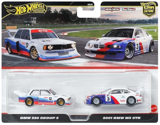 xlarge_20250404113914_hot_wheels_aytokinitaki_1_64_jbk99 Mattel Hot Wheels®: Premium Car Culture - BMW 320 Group 5 & 2001 BMW M3 GTR - Image 1