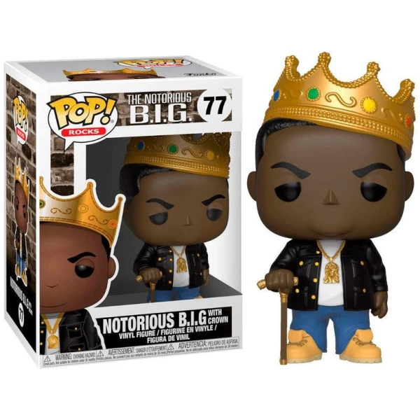 Funko POP! Rocks - The Notorious BIG with Crown #77