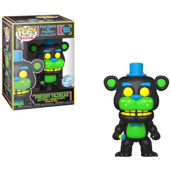 Funko POP! Five Nights at Freddy's - Freddy Fazbear (Black Light) #955 special edition