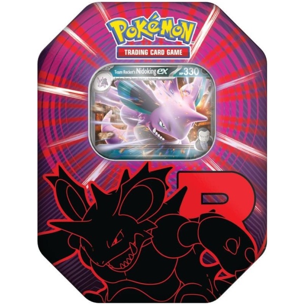 Pokemon TCG - Team Rocket: Nidoking EX Tin