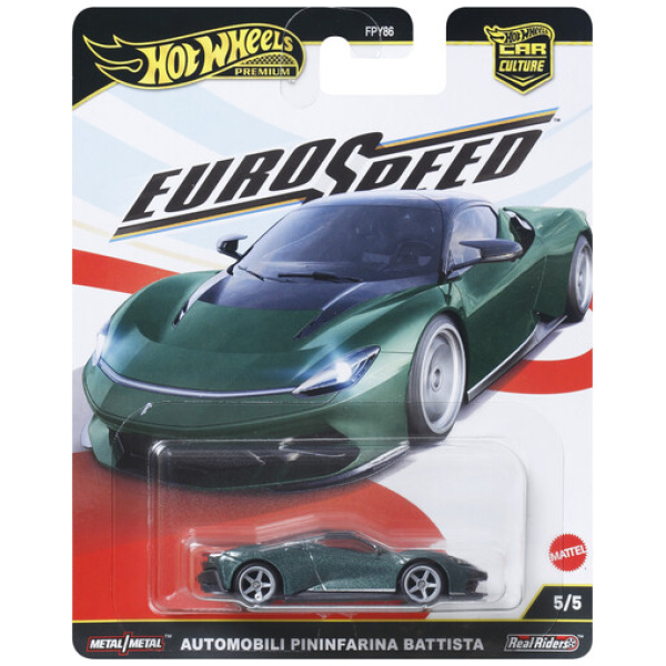Mattel Hot Wheels Premium Car Culture: Euro Speed - Automobili Pininfarina Battista Vehicle