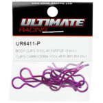 BODY CLIPS 1/10 L&R PURPLE (8 pcs.)
