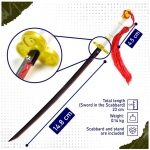 One Piece - Oden's Ame No Habakiri Sword Letter Opener keychain Version with Stand 23cm - Image 3