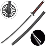 DEMON SLAYER REPLICA CARBON STEEL SWORD – TANJIRO KAMADO’S LED katana 98cm